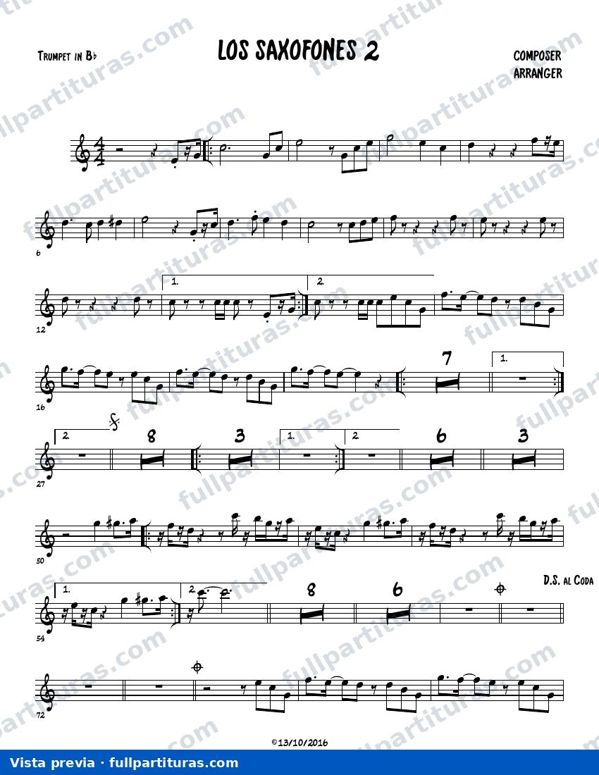 Los saxofones (Versión 2) — preview