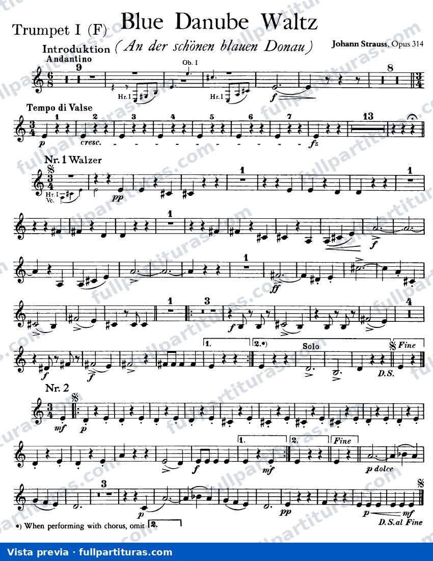 Trumpet 1 (F) — preview