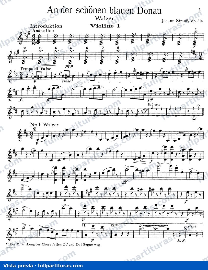 Violin 1 — preview