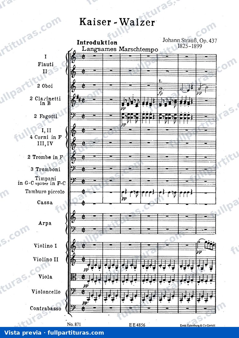 Voces de Primavera Op. 410: Vals El Emperador — preview