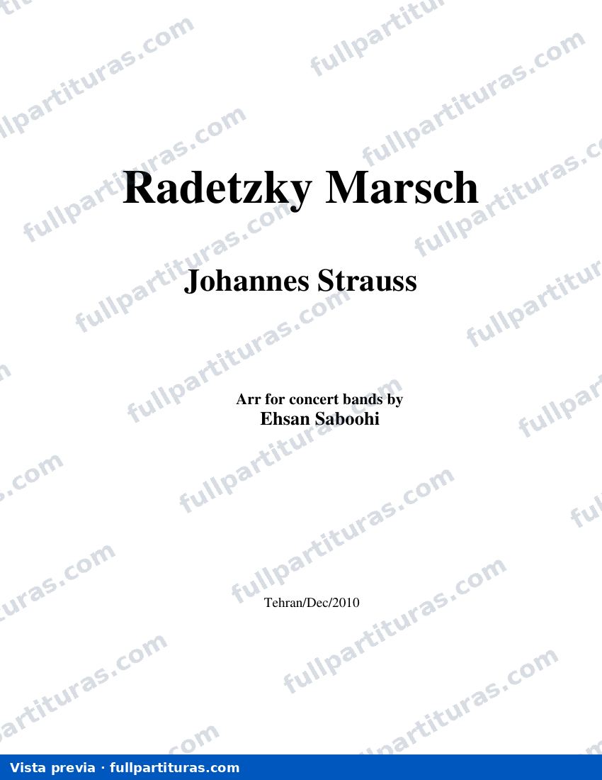 Marcha Radetsky — preview