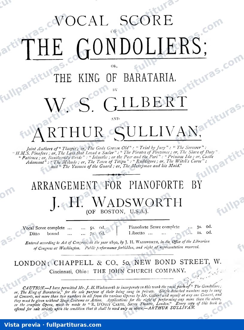 The Emerald Isle: The Gondoliers — preview