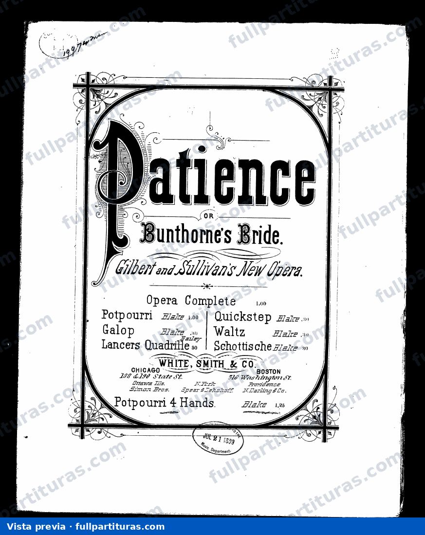 The Mikado: Patience — preview