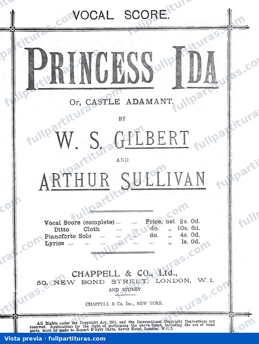 The Mikado: Princess Ida — preview