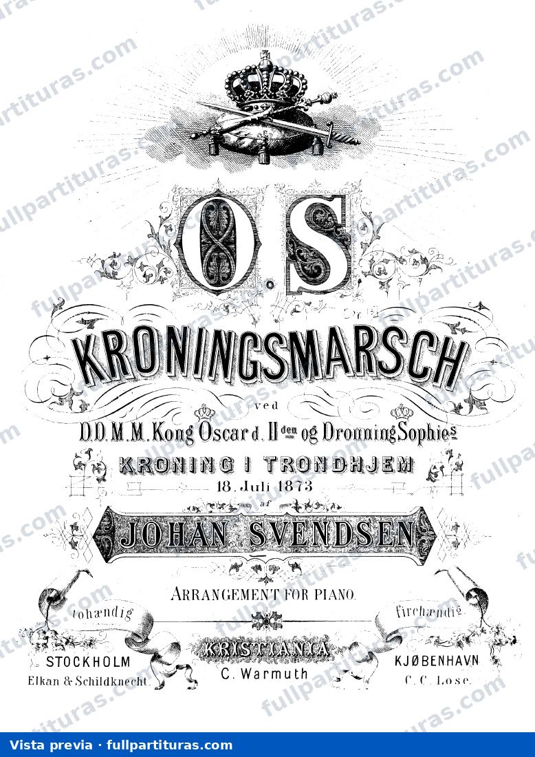 Coronation March, Op.13 — preview