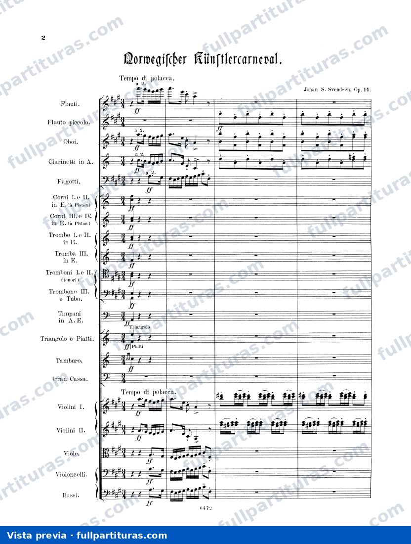 5 Melodies, Canciones, Op.23: Norsk Kunstnerkarneval, Op.14 — preview
