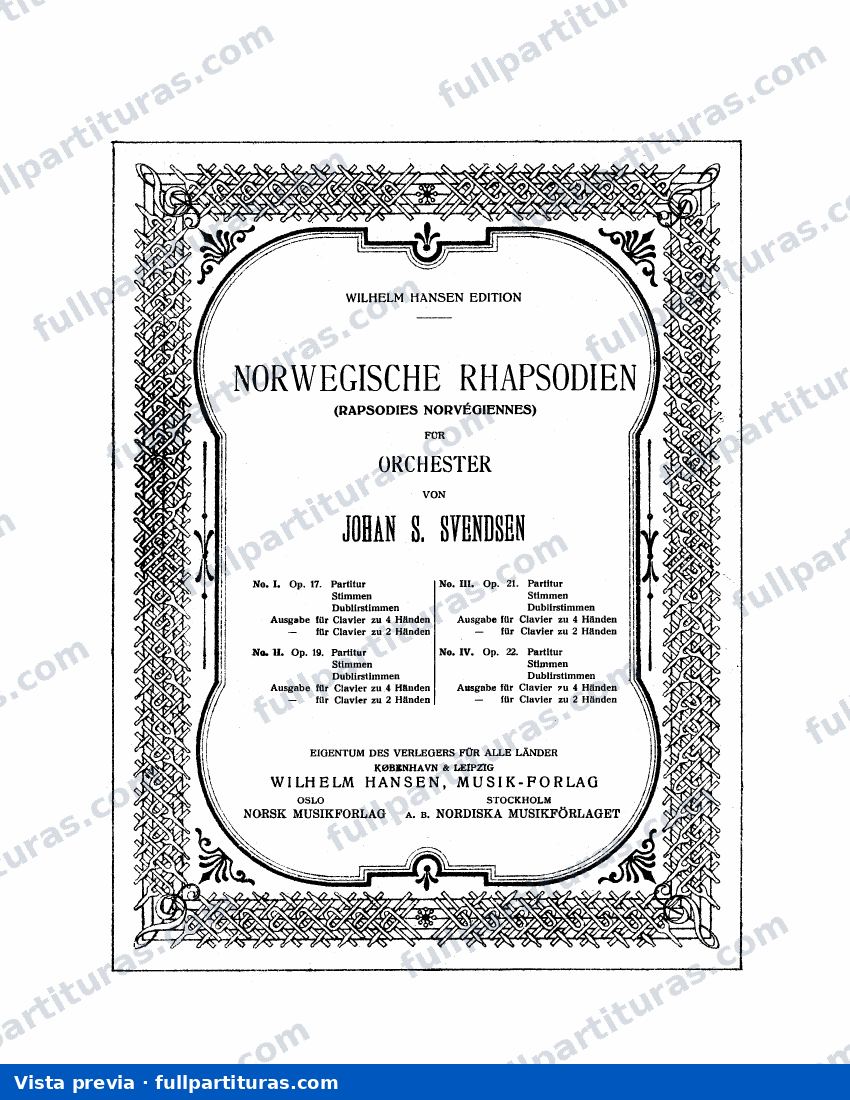 Norwegian Rhapsody No.3, Op.21 — preview
