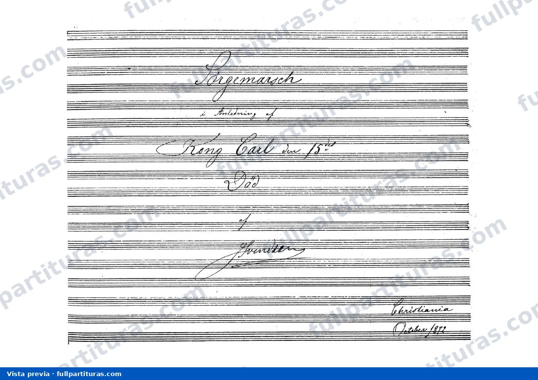 Octet, Op.3: Sørgemarsj for Kong Carl, Op.10 — preview