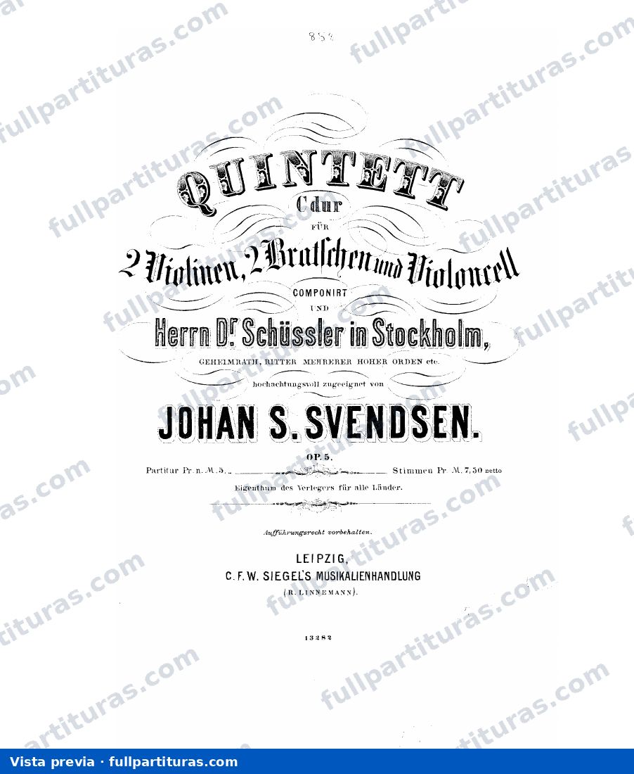 String Quartet, Op.1: Violín 1 (2) — preview