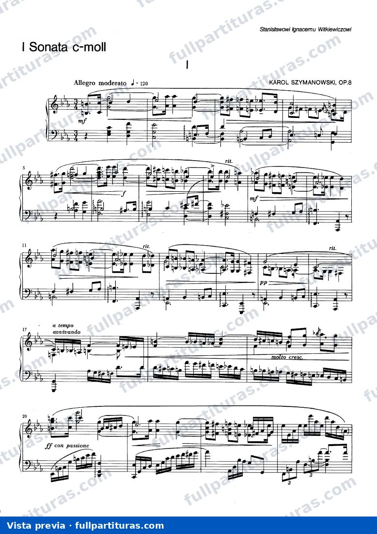 Piano Sonata No.1, Op.8 — preview
