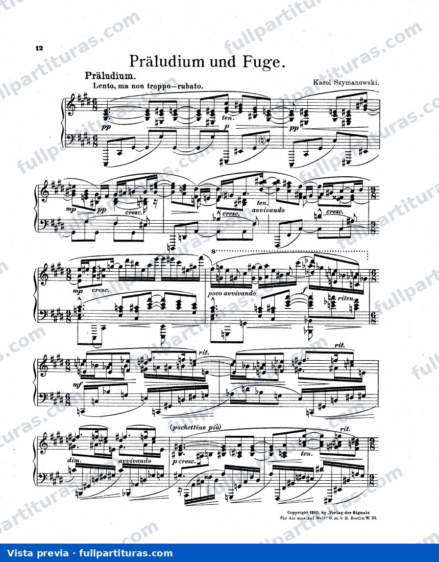 Prelude and Fugue in C-sharp minor — preview