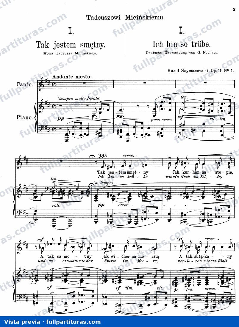 4 Songs, Op.11 — preview