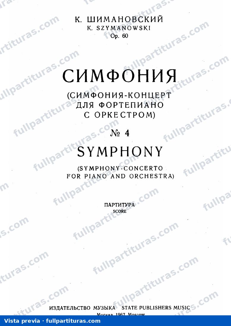 Symphony No.4, Op.60 — preview