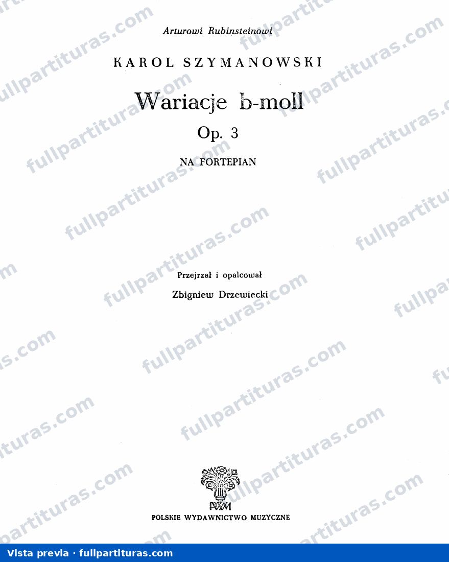 Variations, Op.3 — preview