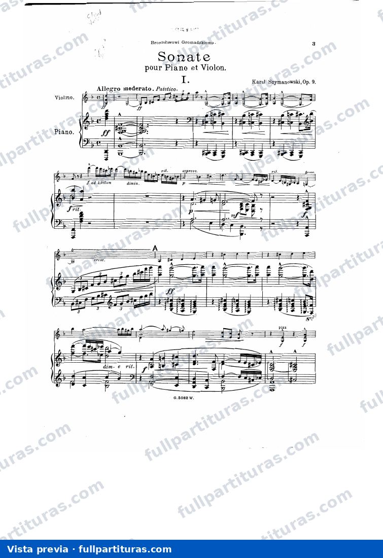 Violin Sonata, Op.9 — preview