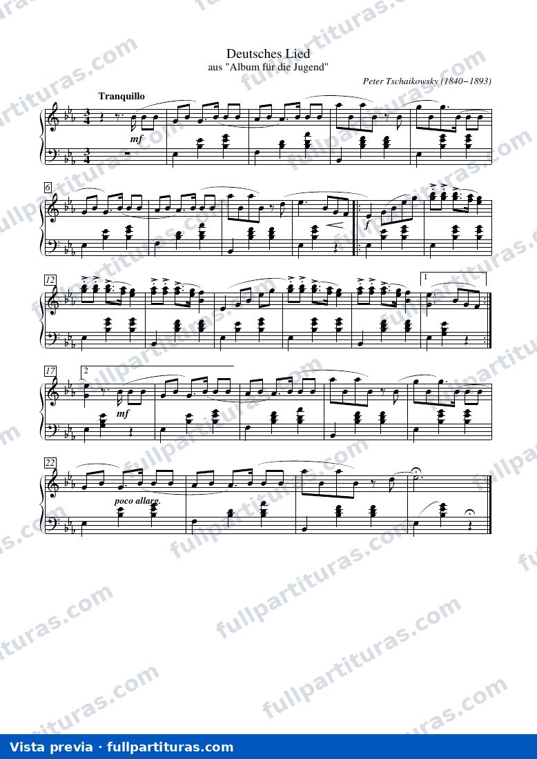 Old French Song: German Song — preview