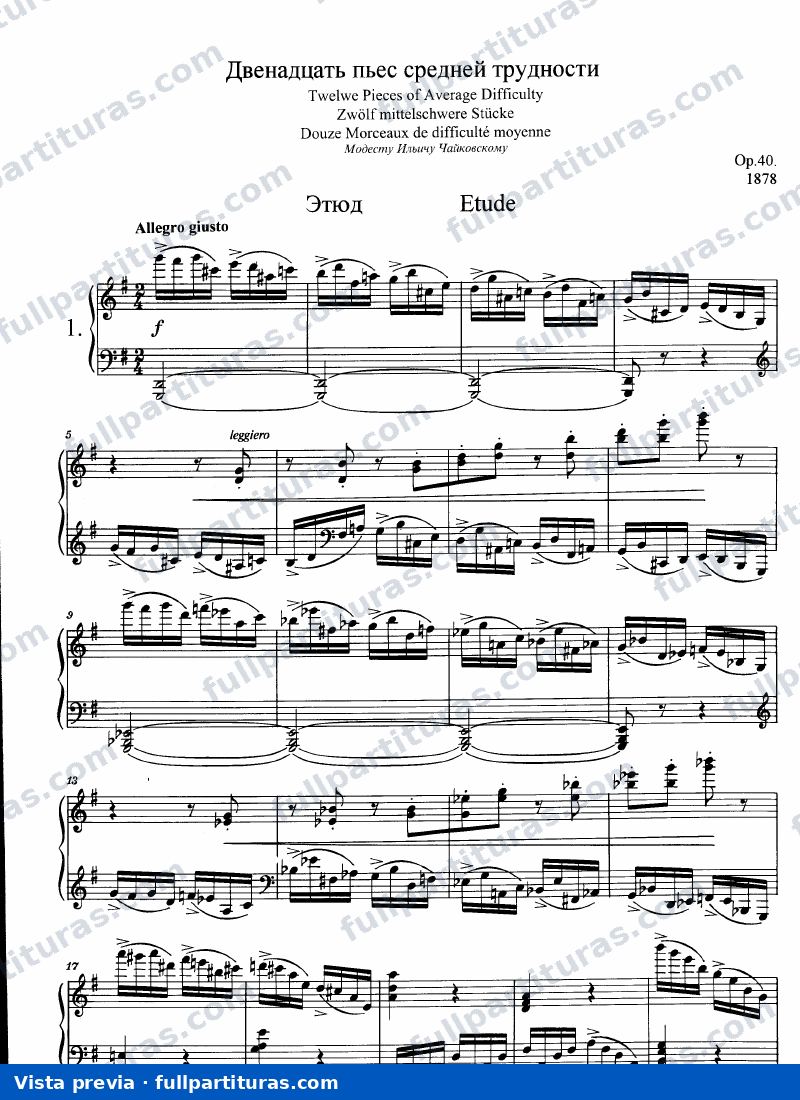 12 Pieces, Op.40 — preview