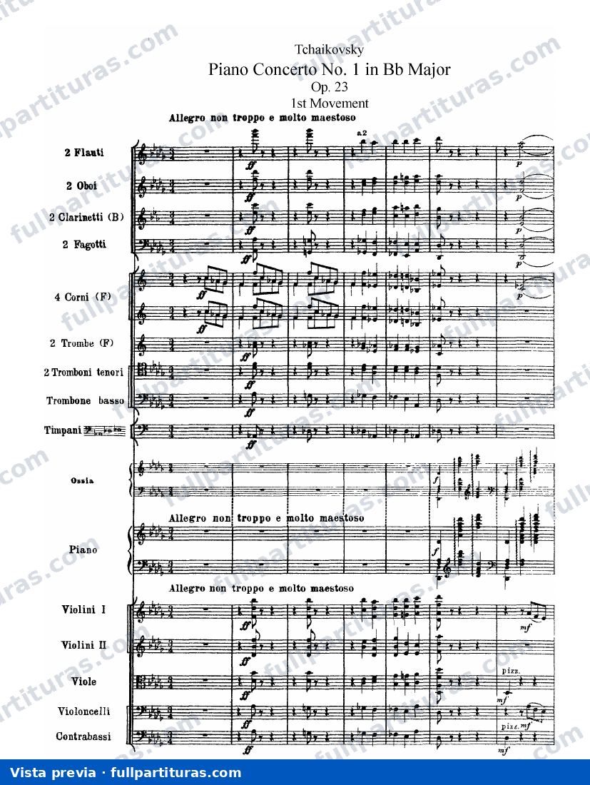 Concierto para piano No.1: Movimiento 1: Andante non Troppo — preview