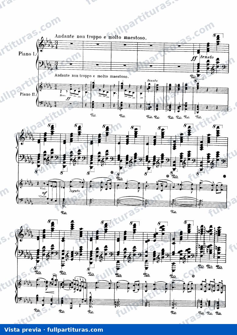 Concierto para piano No.1: Movimiento 1: Andante non Troppo (2) — preview