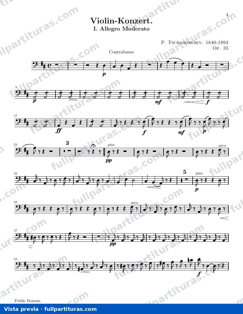 Concierto para: Contrabajo — preview