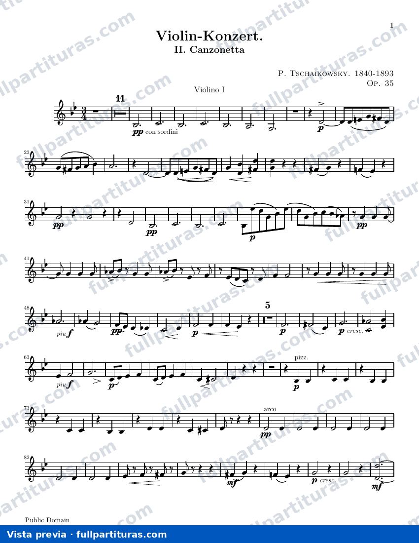 Violín 1 — preview