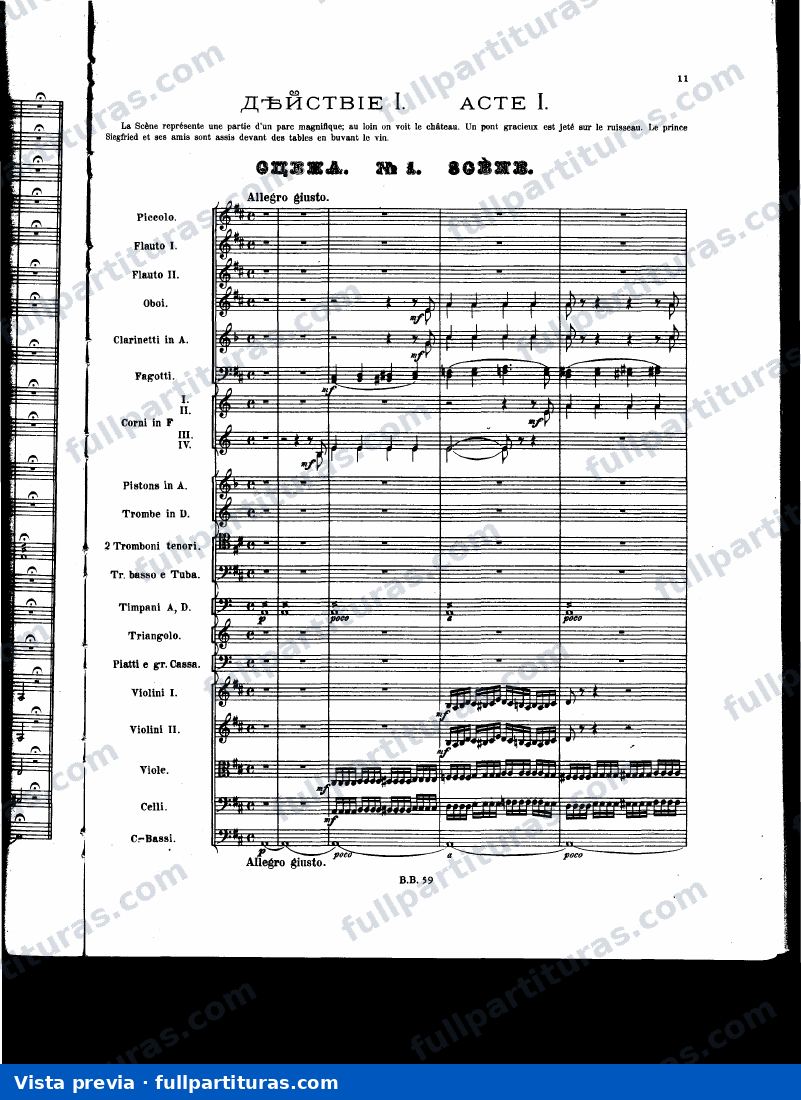 Acto I, — preview
