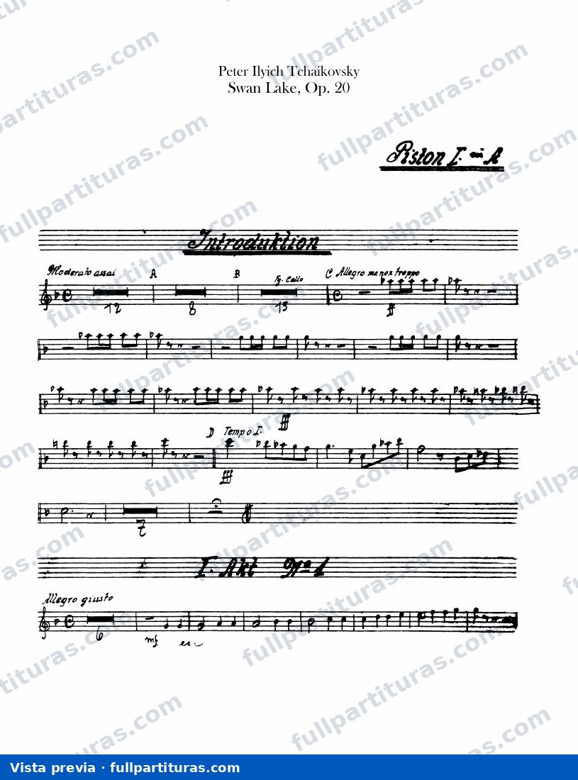 Corneta 1, 2 (A, B♭) — preview