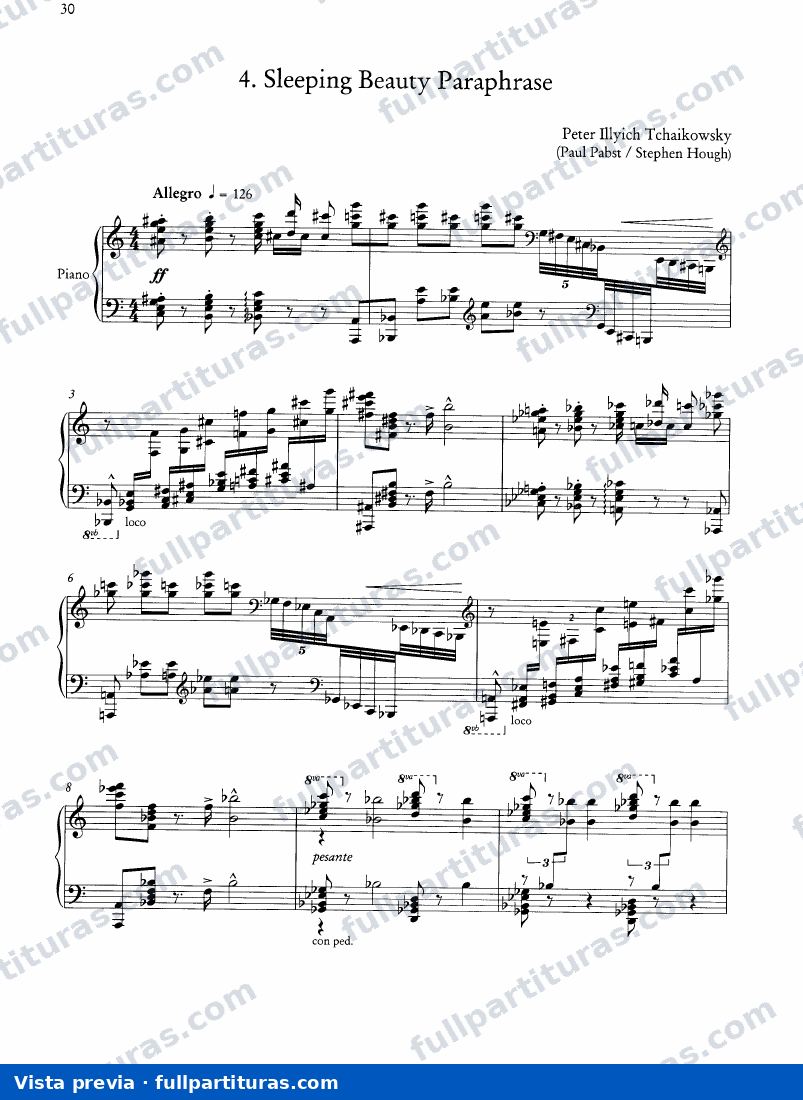 Paráfrasis (Vals) piano — preview