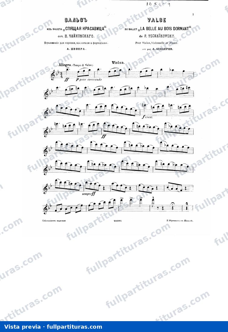 parte del violín — preview