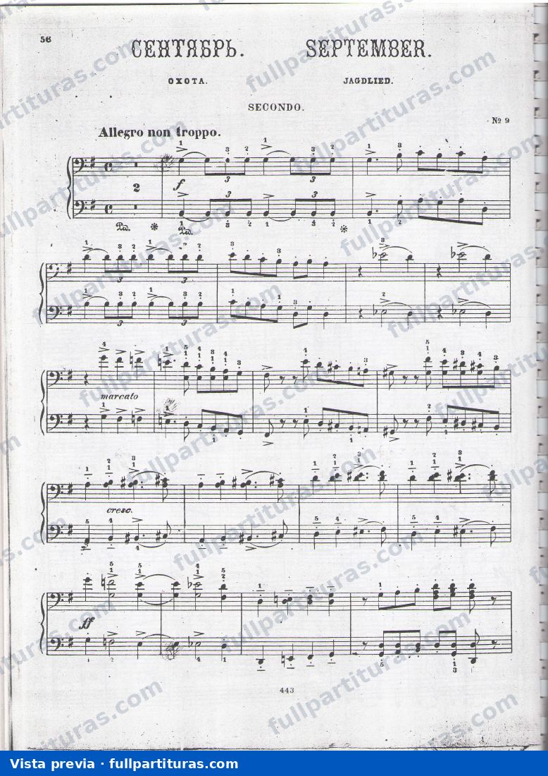 Solo piano: Septiembre — preview