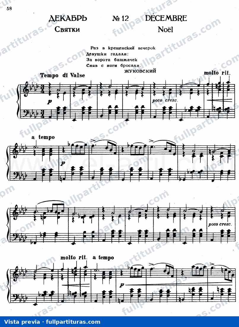 Solo piano: Diciembre - Navidad — preview