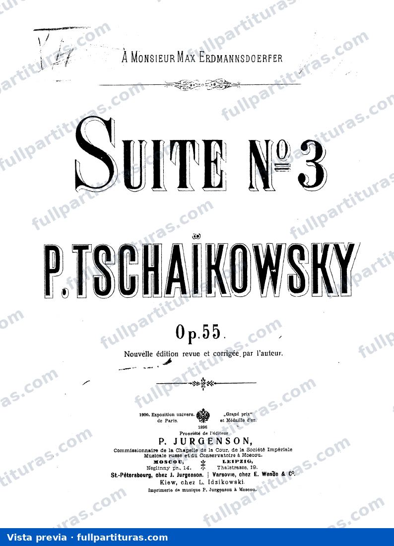 Suite No.3, Op.55 — preview