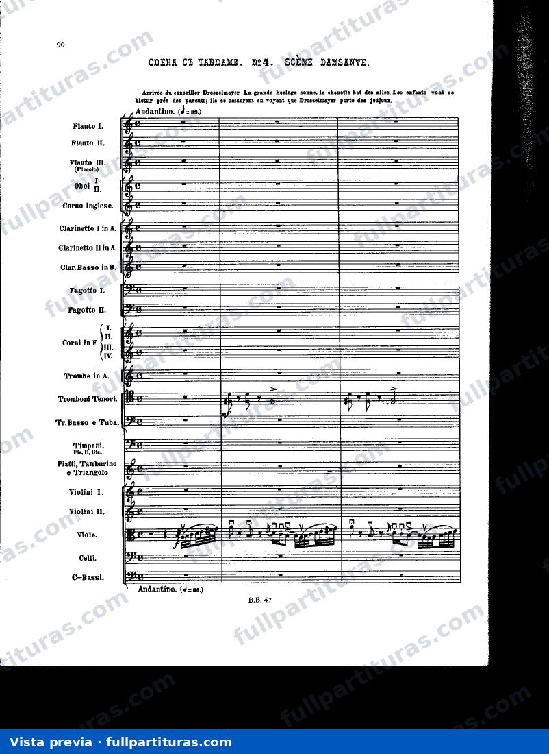 Suite El Cascanueces: No.4. Escena de danza — preview