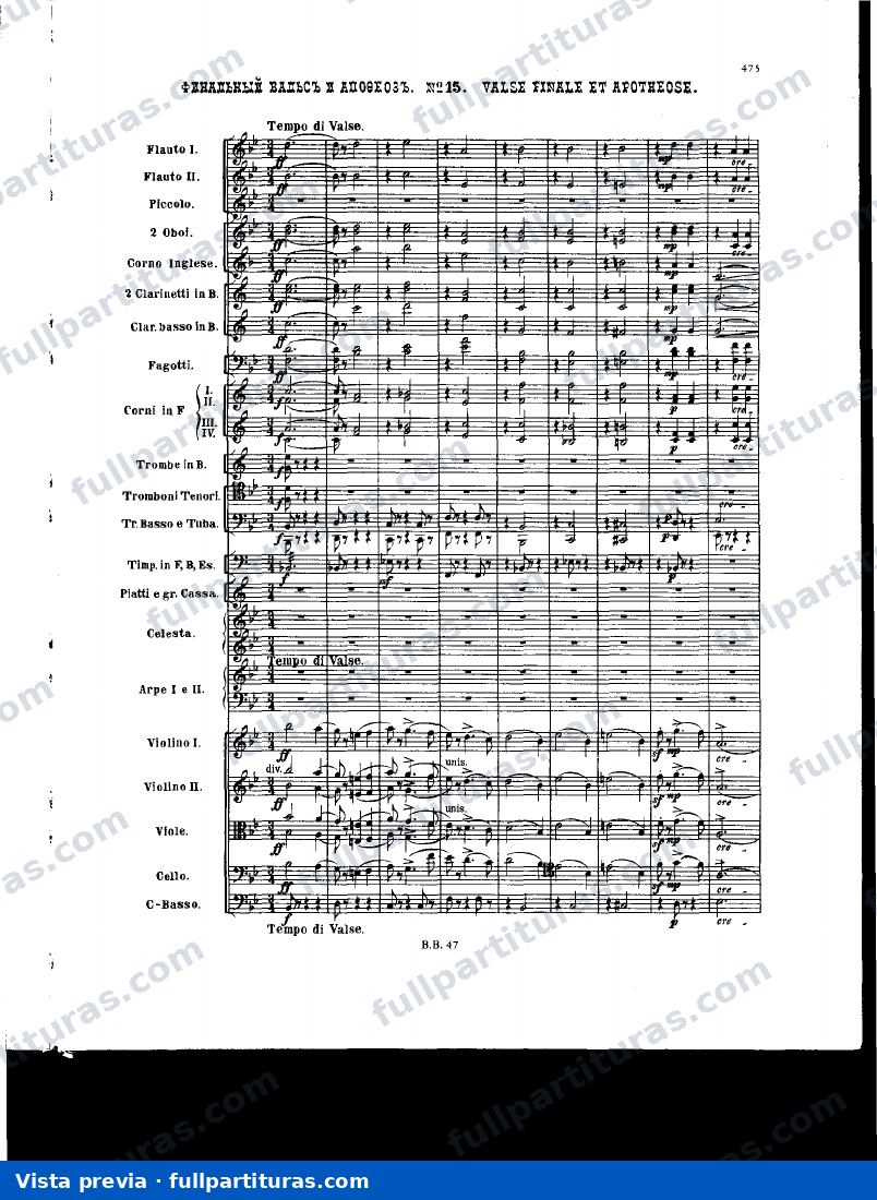 Act II, No.15. Vals Final y Apoteosis — preview