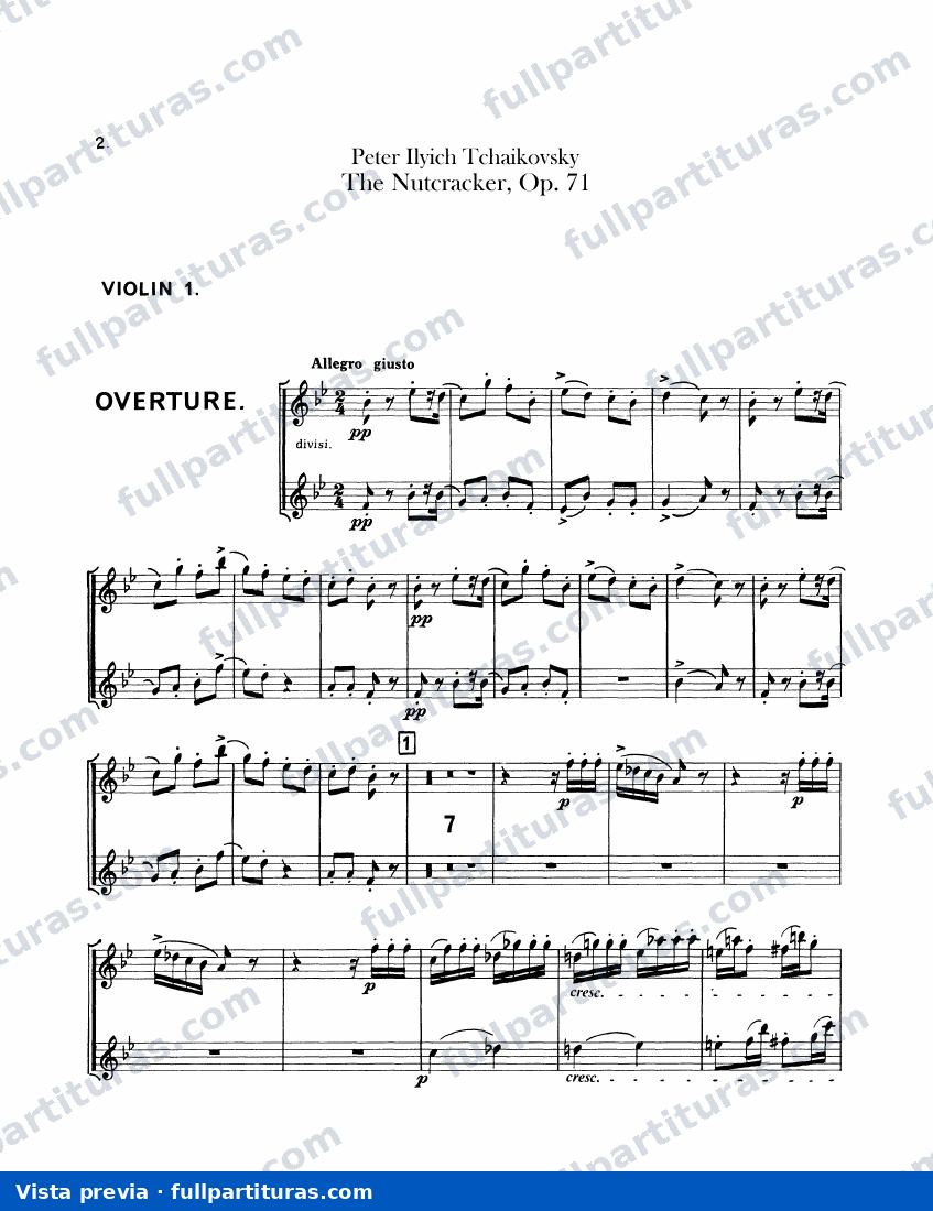 Violines I — preview