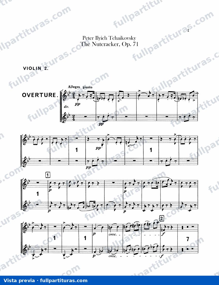 Violines II — preview
