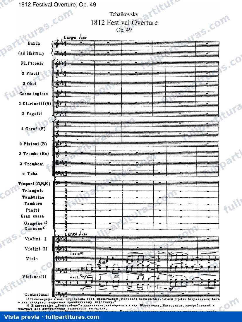 Overtura 1812 Op. 49 — preview