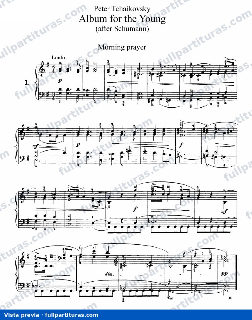 Album para jóvenes Op. 39 — preview