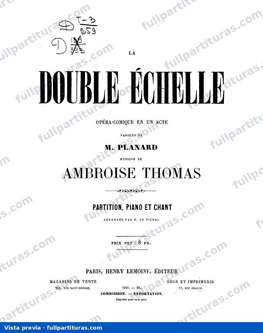 La double echelle — preview