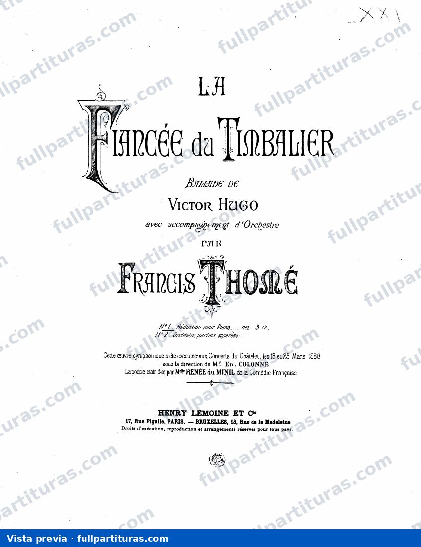 La fiancÃ©e du timbalier — preview