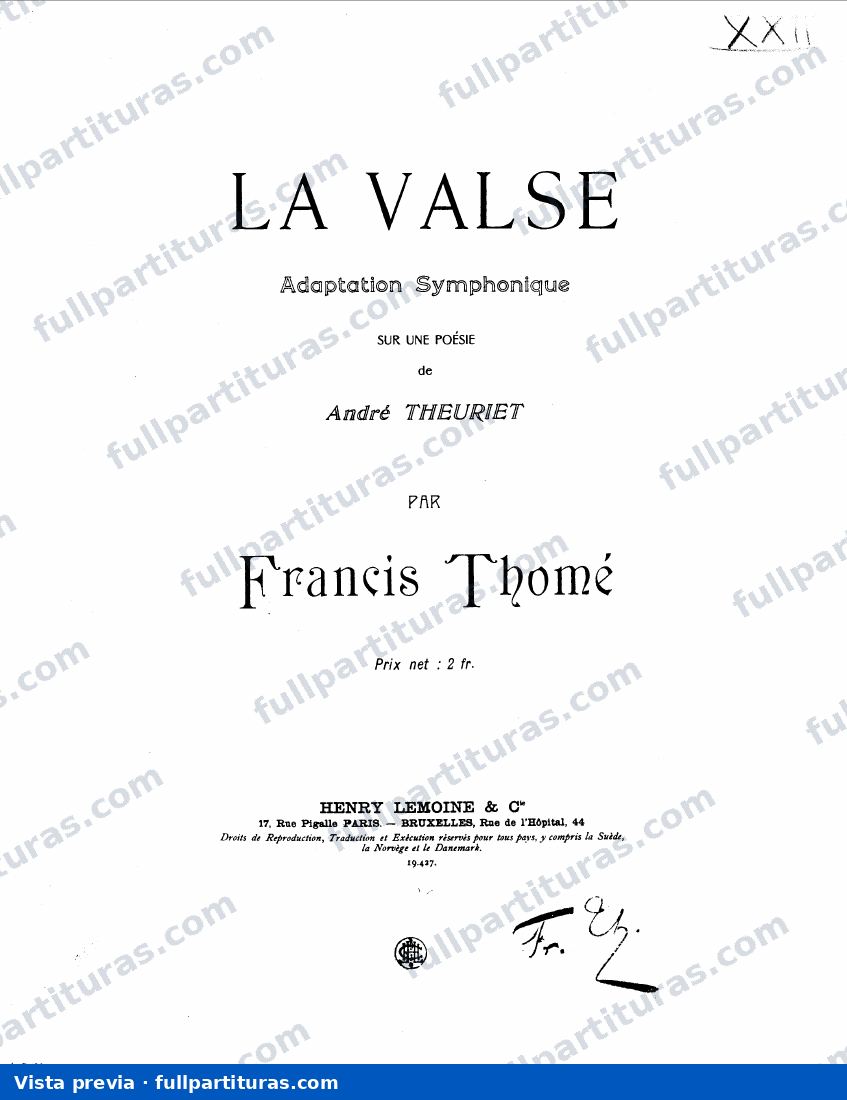 La valse — preview