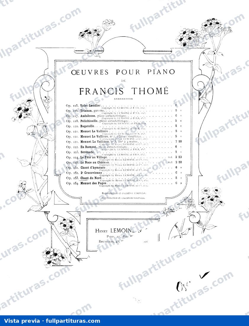 Chant du nord, Op.153 — preview