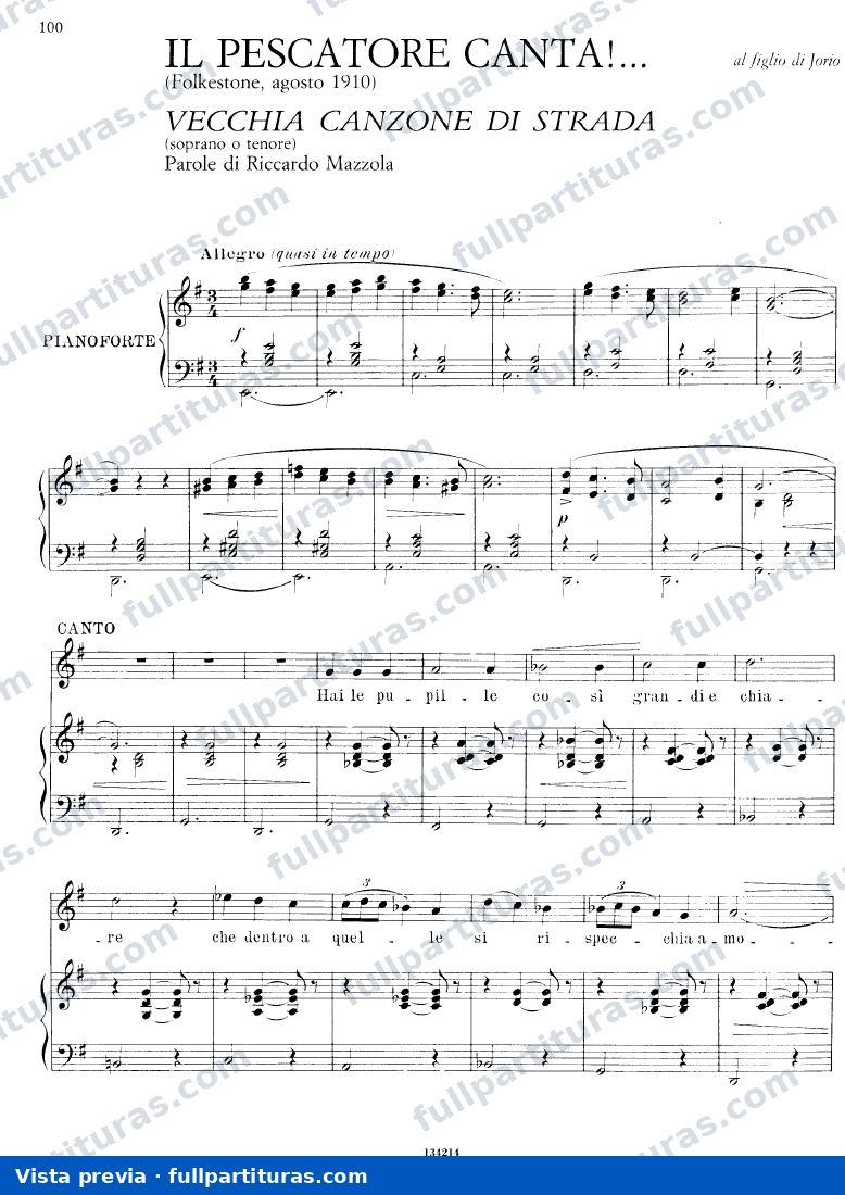 Il pescatore canta — preview