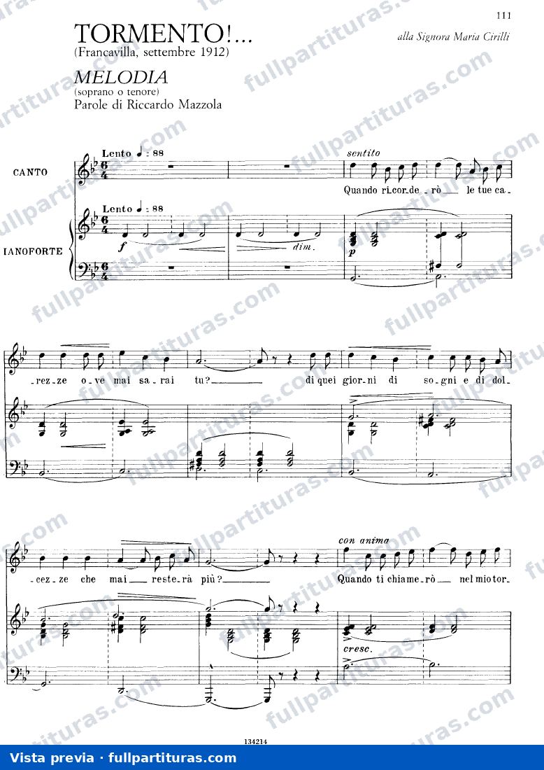 Tormento — preview