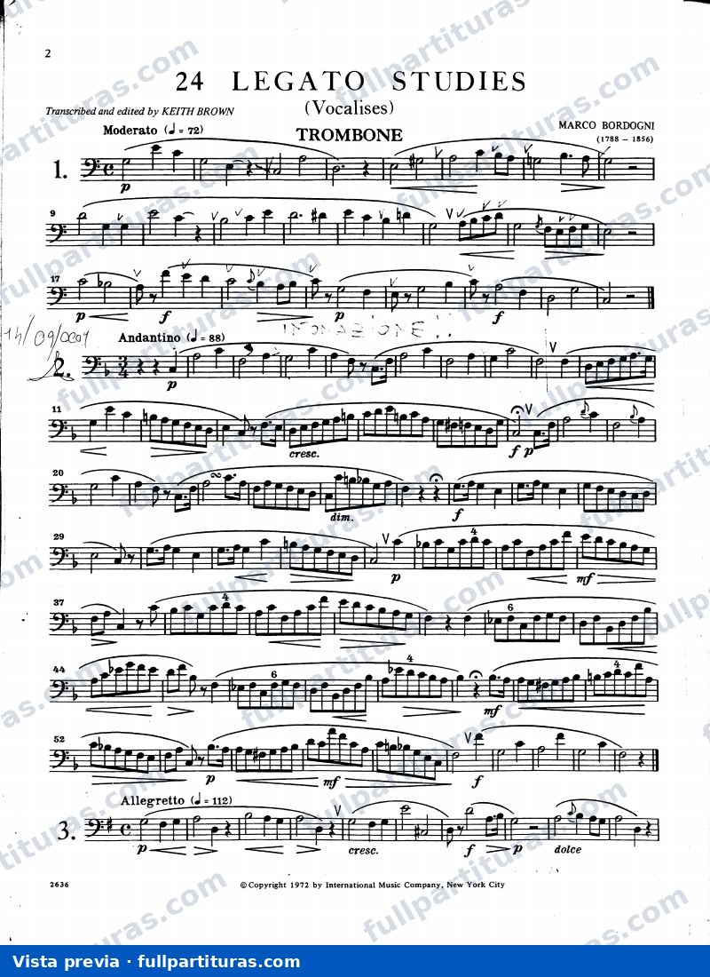 24 legato studies (vocalises) — preview