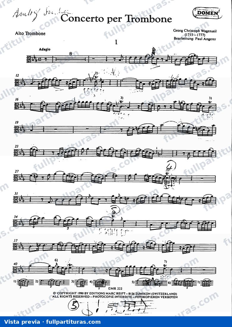 Concierto para Trombón — preview