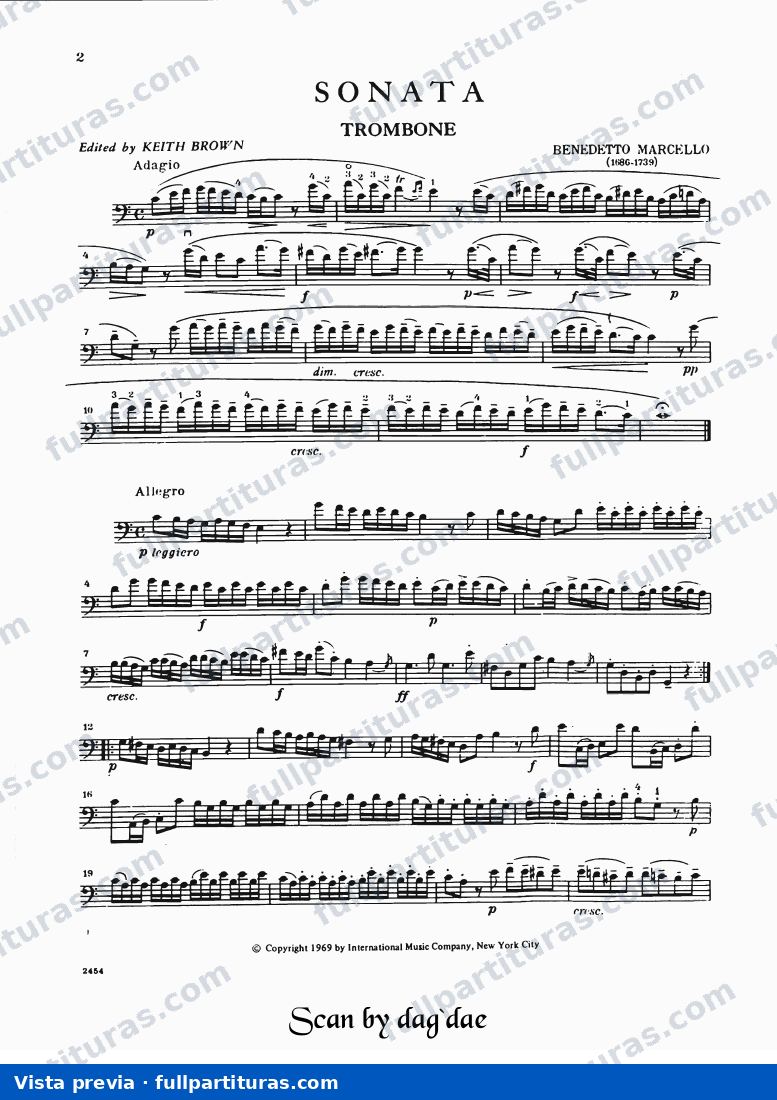 Sonata Nº 3 Trombón y Piano — preview