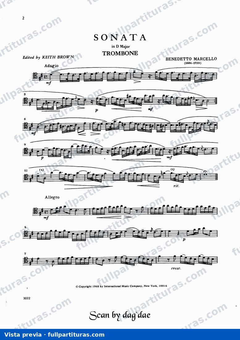 Sonata Nº 4 Trombón y Piano — preview