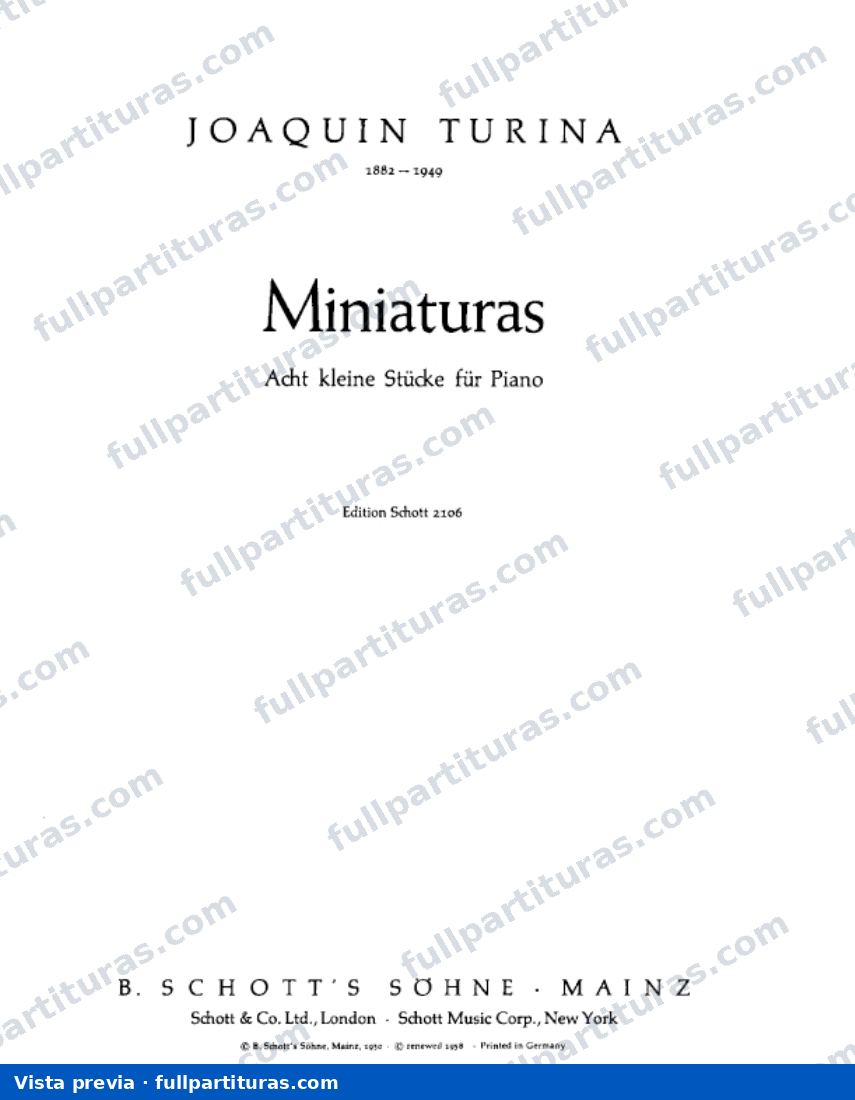 Danzas Gitanas: MIniaturas — preview