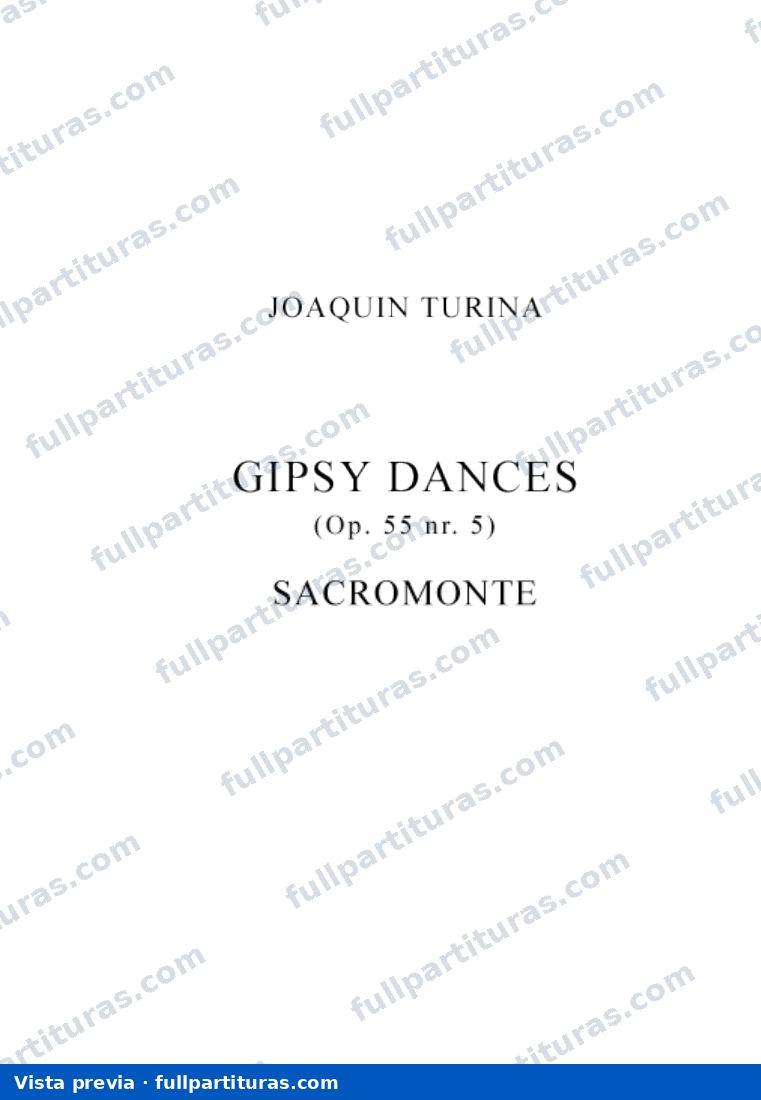 Danzas Gitanas Op. 55: Danza Nº 5 Sacromonte — preview
